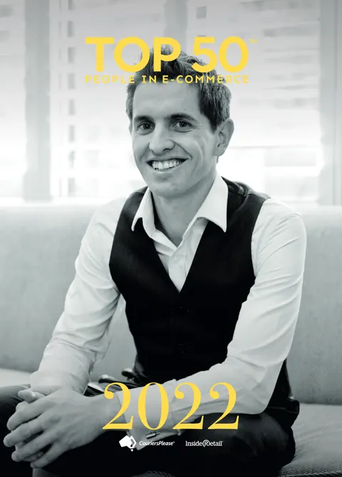 Inside Retail Top 50 People in E-Commerce 2022 personalised cover, Richard Kelsey