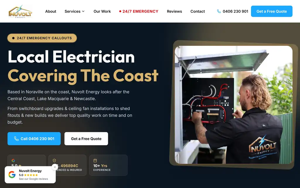Nuvolt Energy desktop