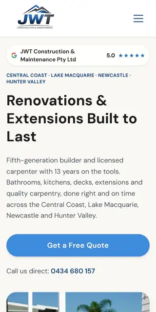 JWT Construction mobile